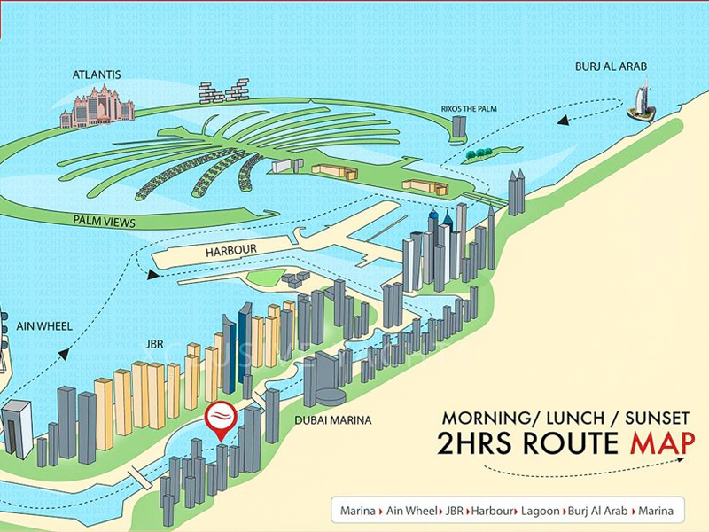 Dubai Sharing Yacht Tour with BBQ Dinner